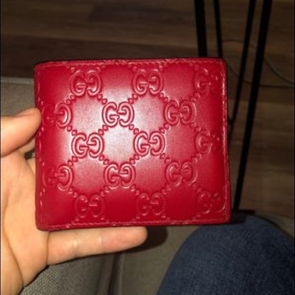 Red Gucci Wallet